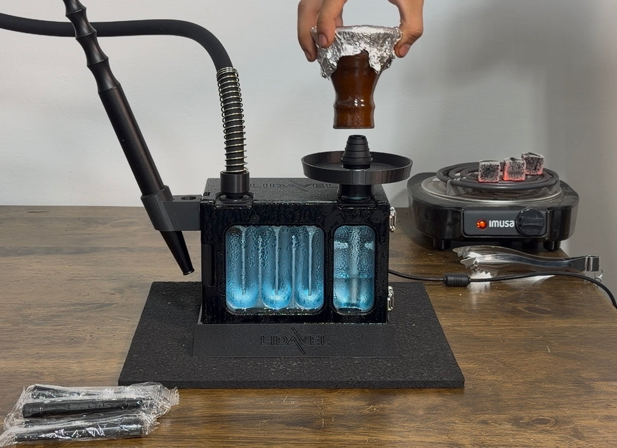 Box Hookah Bowl Adapter & Ashtray
