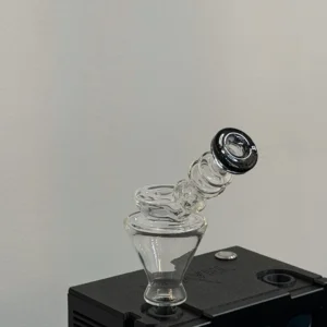 LIMITED Ery Glass Box Dry Necks - Clear With Opal Work